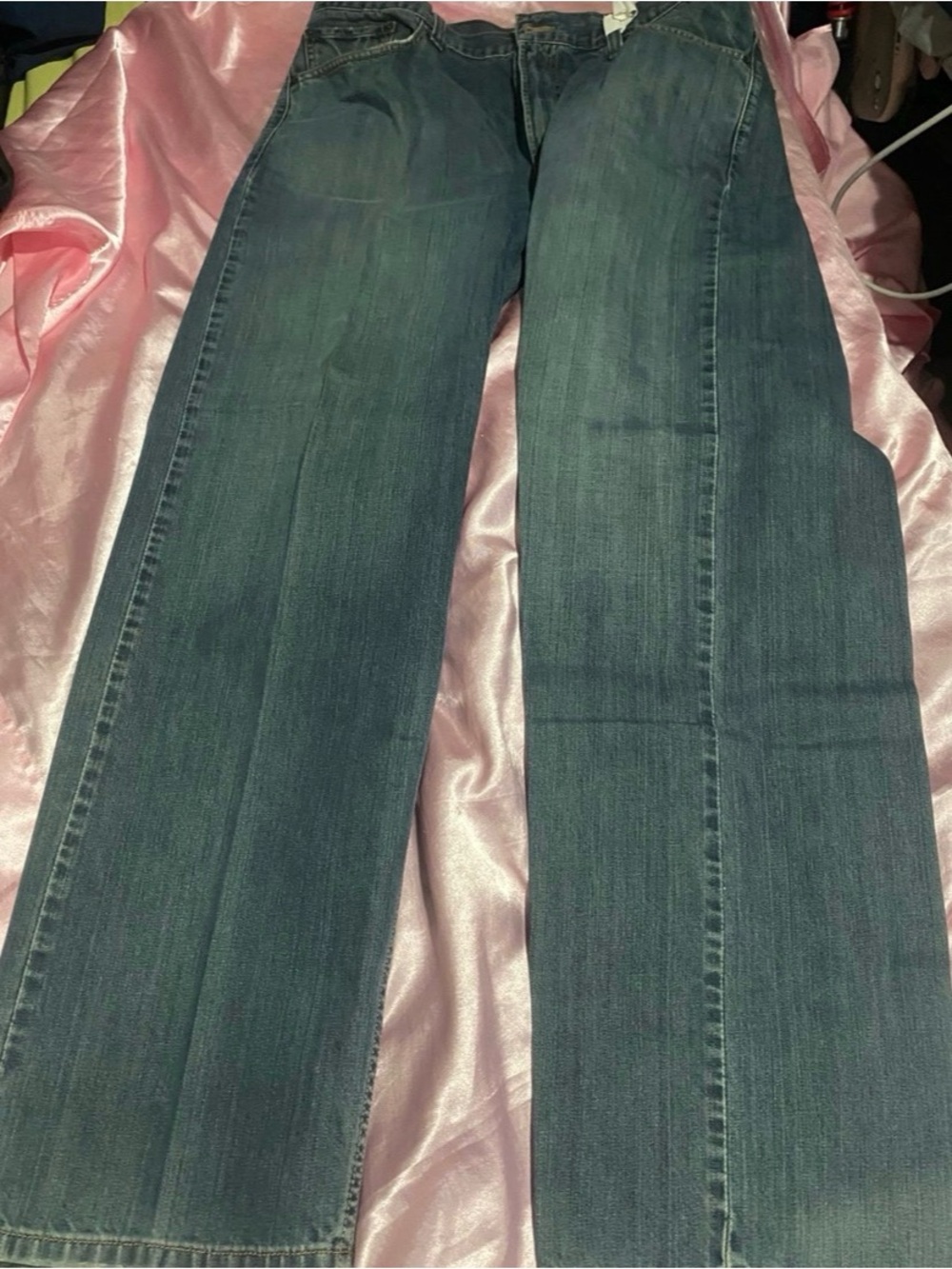 Levi's Men's Wide-Leg Jeans in Dark Blue Wash